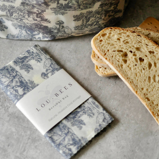 Vintage Pure cotton lightweight Beeswax Bread Bag : XXL