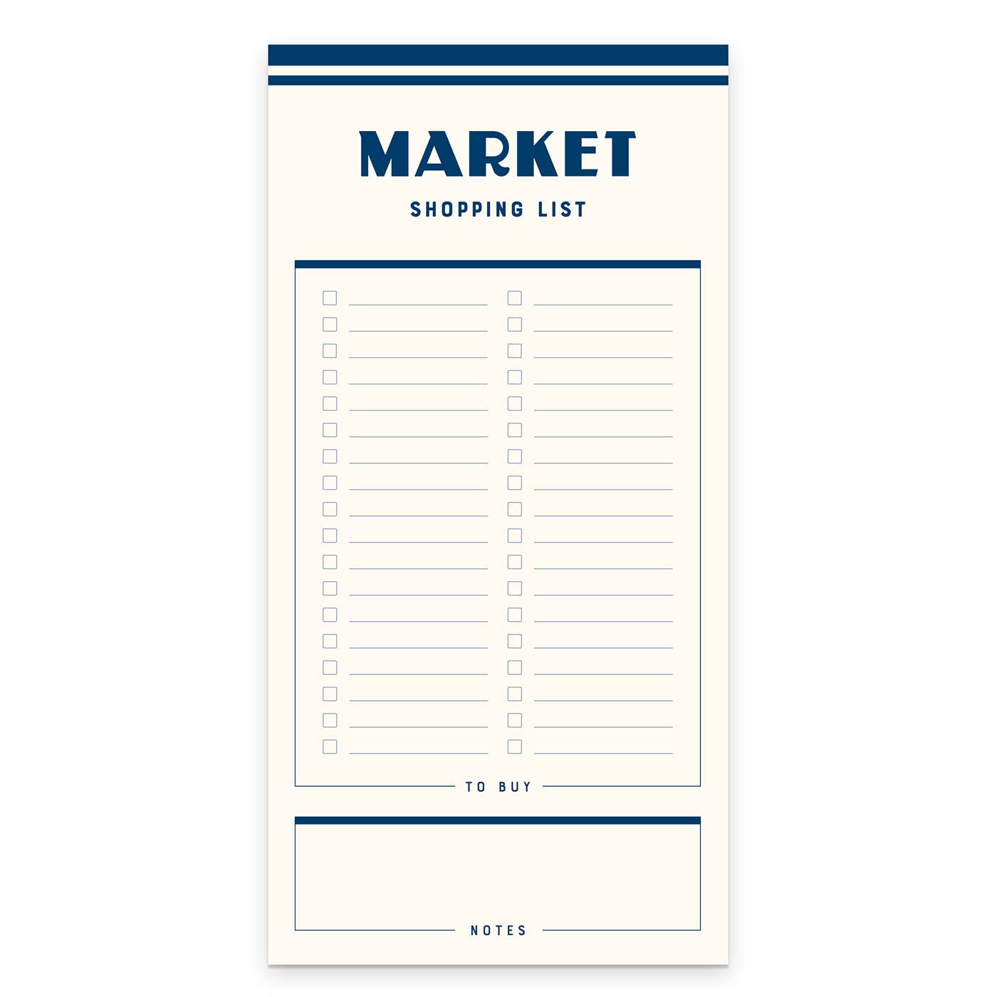 Market Shopping List Market List Notepad