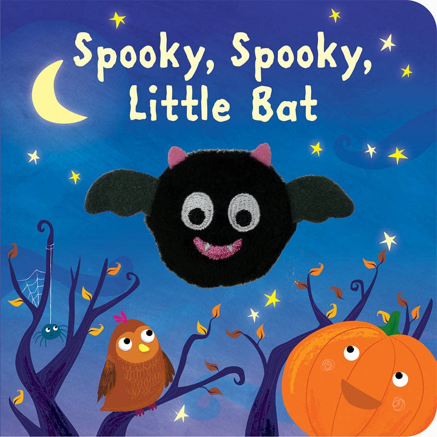 Spooky, Spooky, Little Bat Halloween Finger Puppet Book