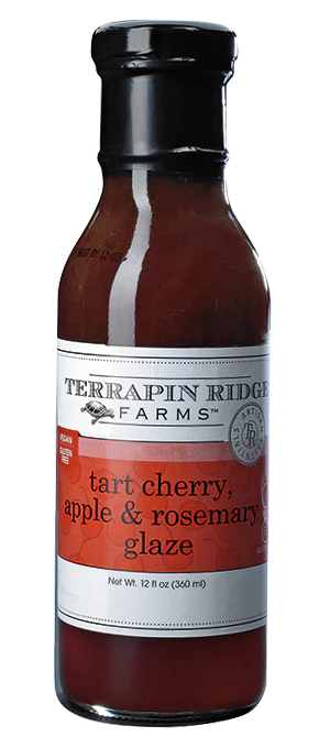 Tart Cherry, Apple & Rosemary Glaze