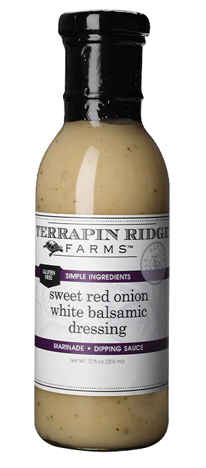 Sweet Red Onion White Balsamic Dressing