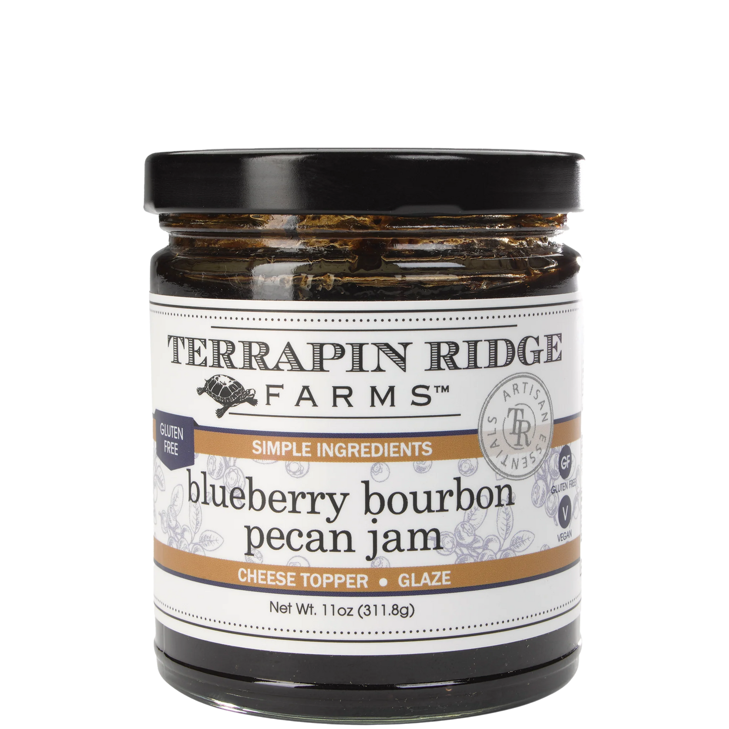 Blueberry Bourbon Pecan Jam - 11 oz