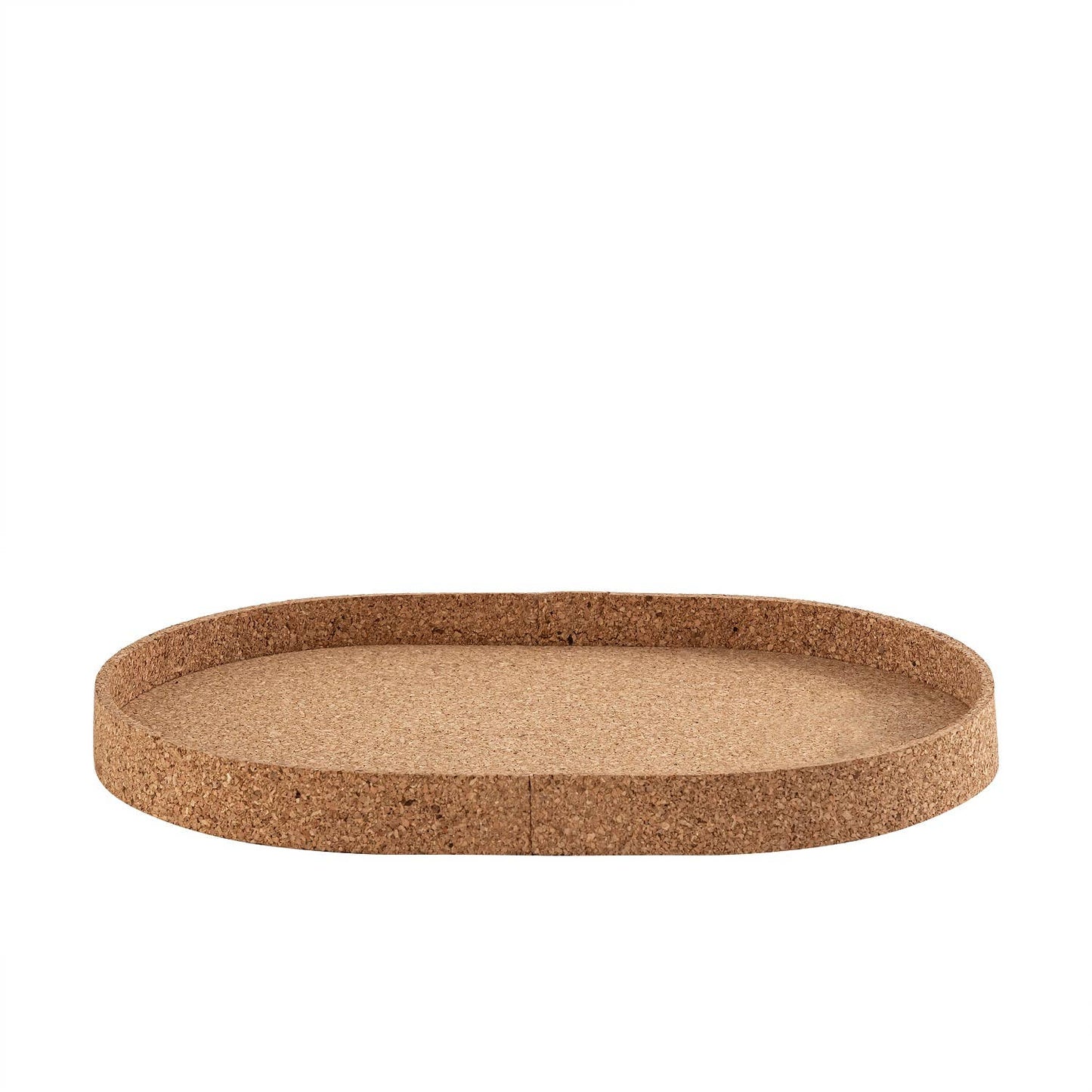 Oval Cork Tray Lg: Beige