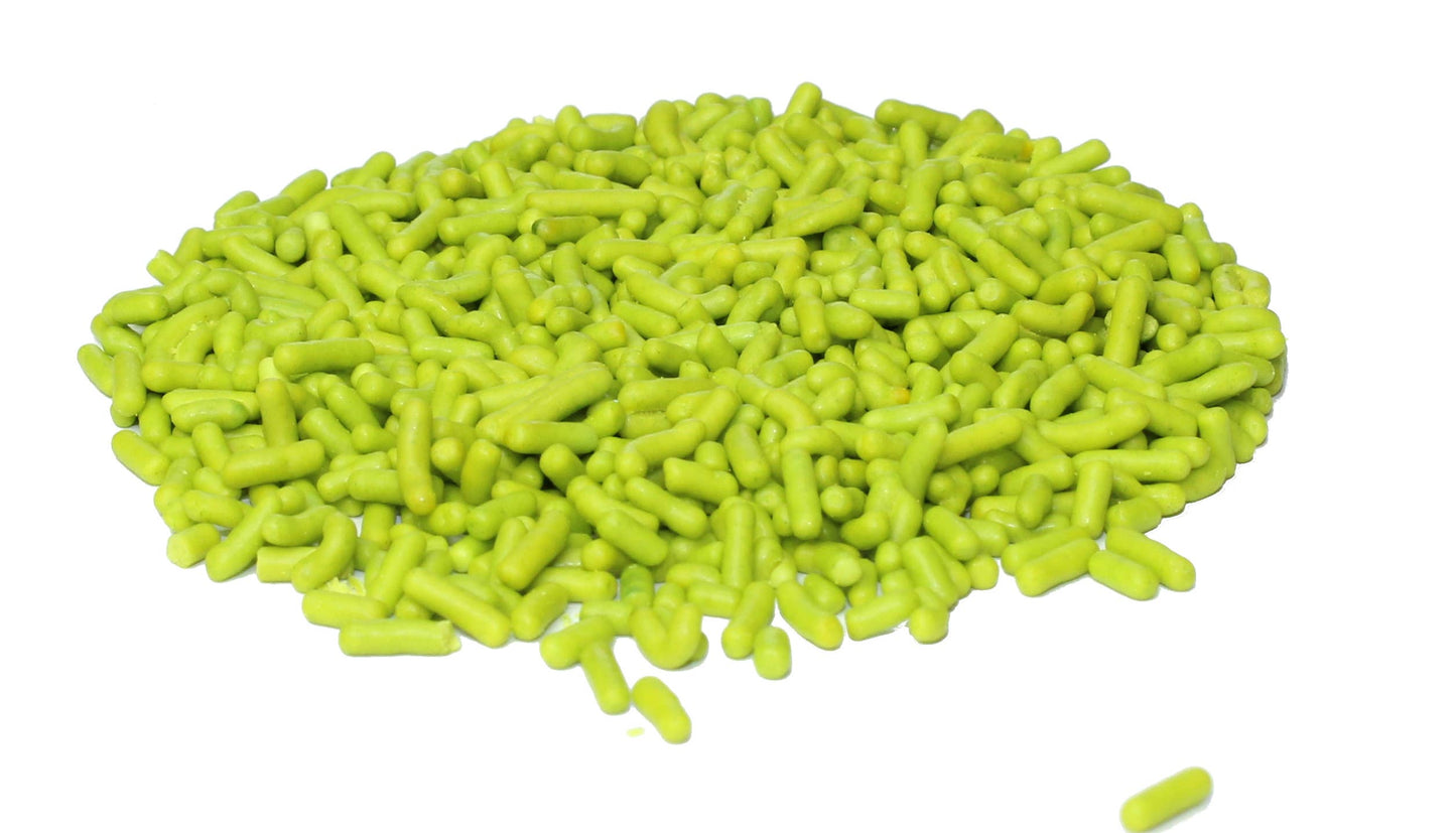 Naturally Colored Green Sprinkles 3.1 Oz.