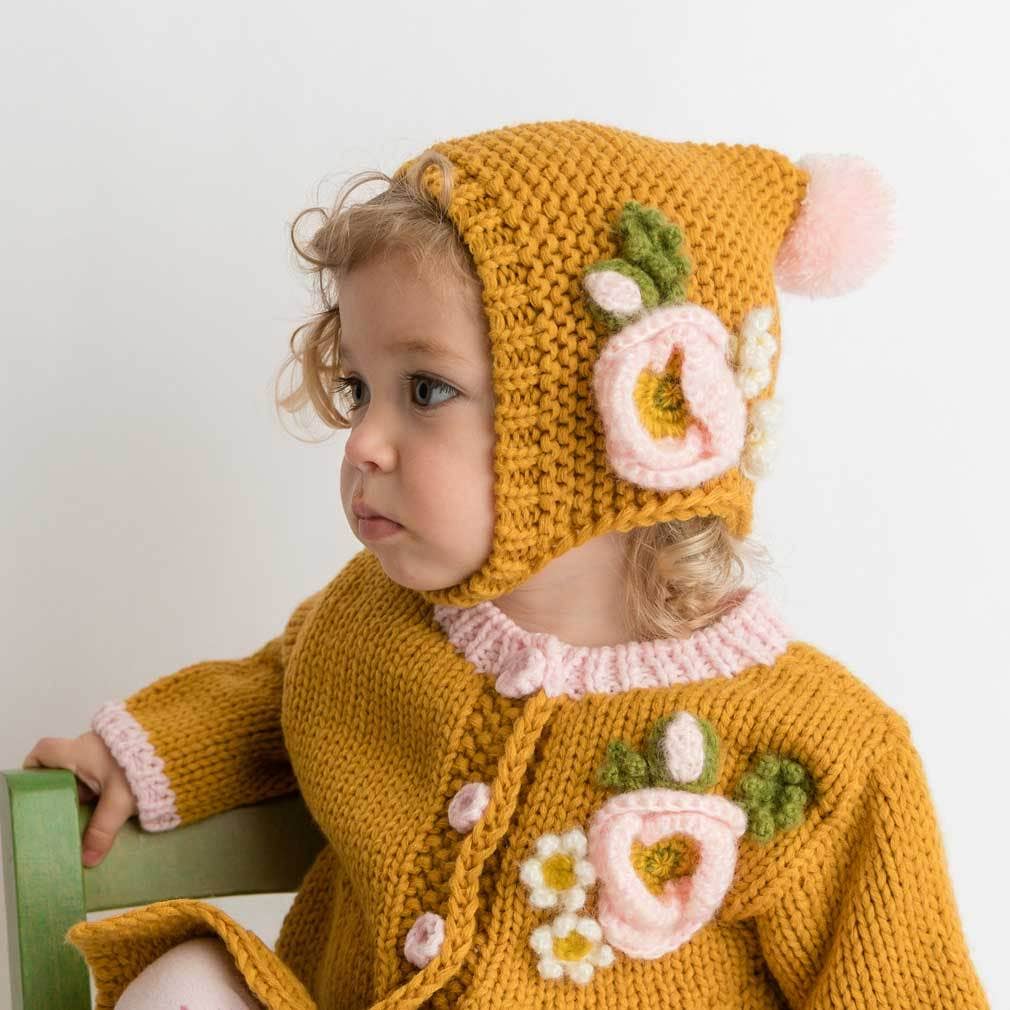 Gold Poppy Bonnet Baby & Kids