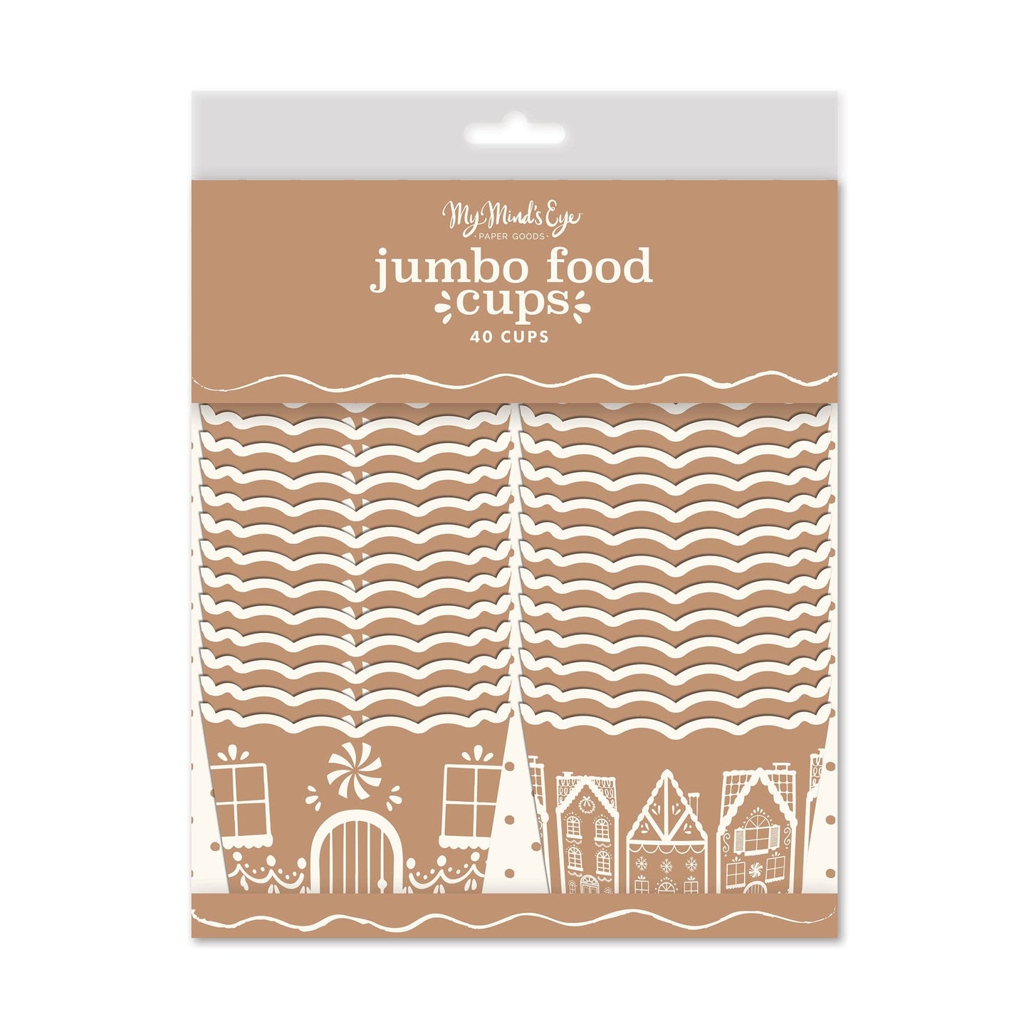 Gingerbread JUMBO Food Cups