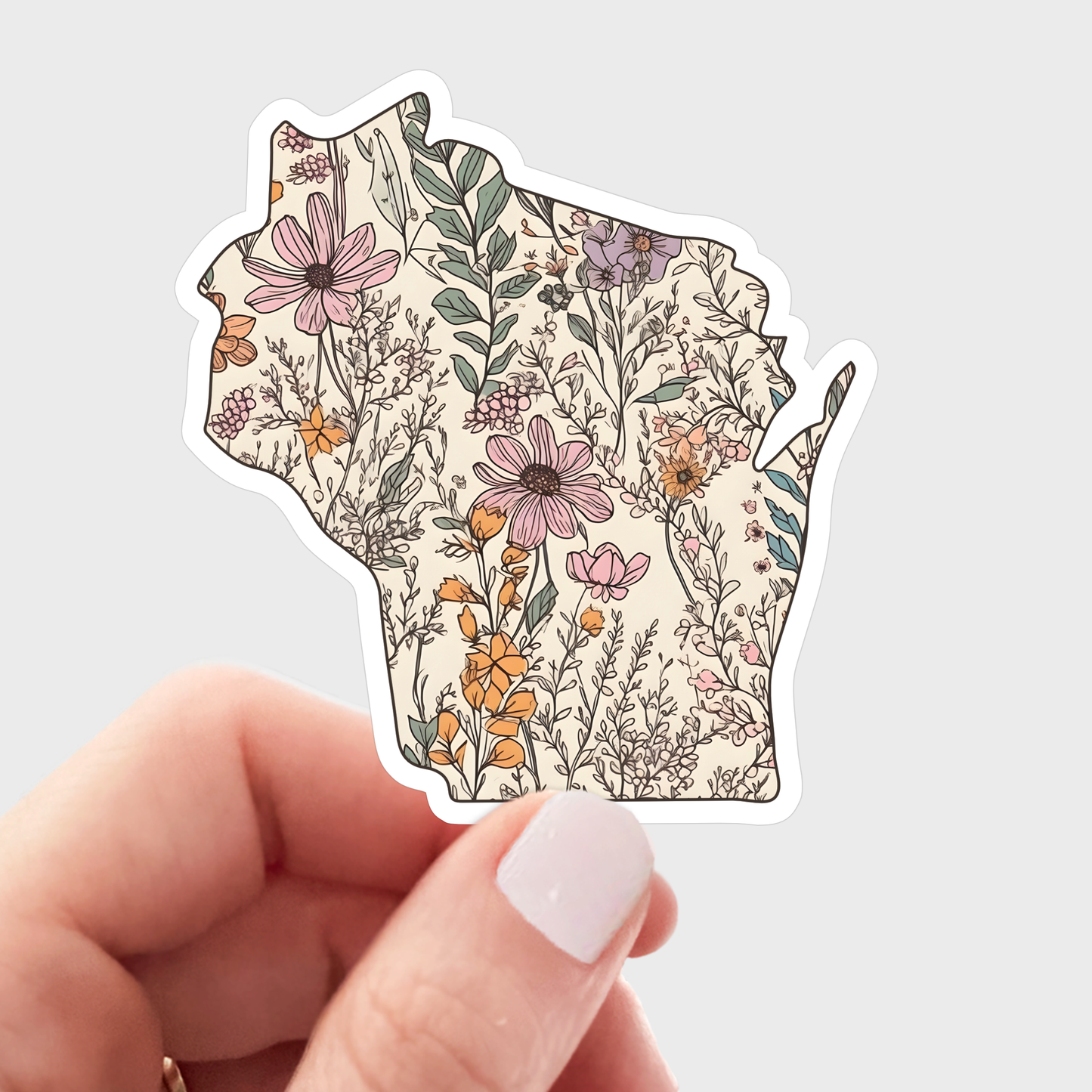 Wisconsin Wildflower Sticker
