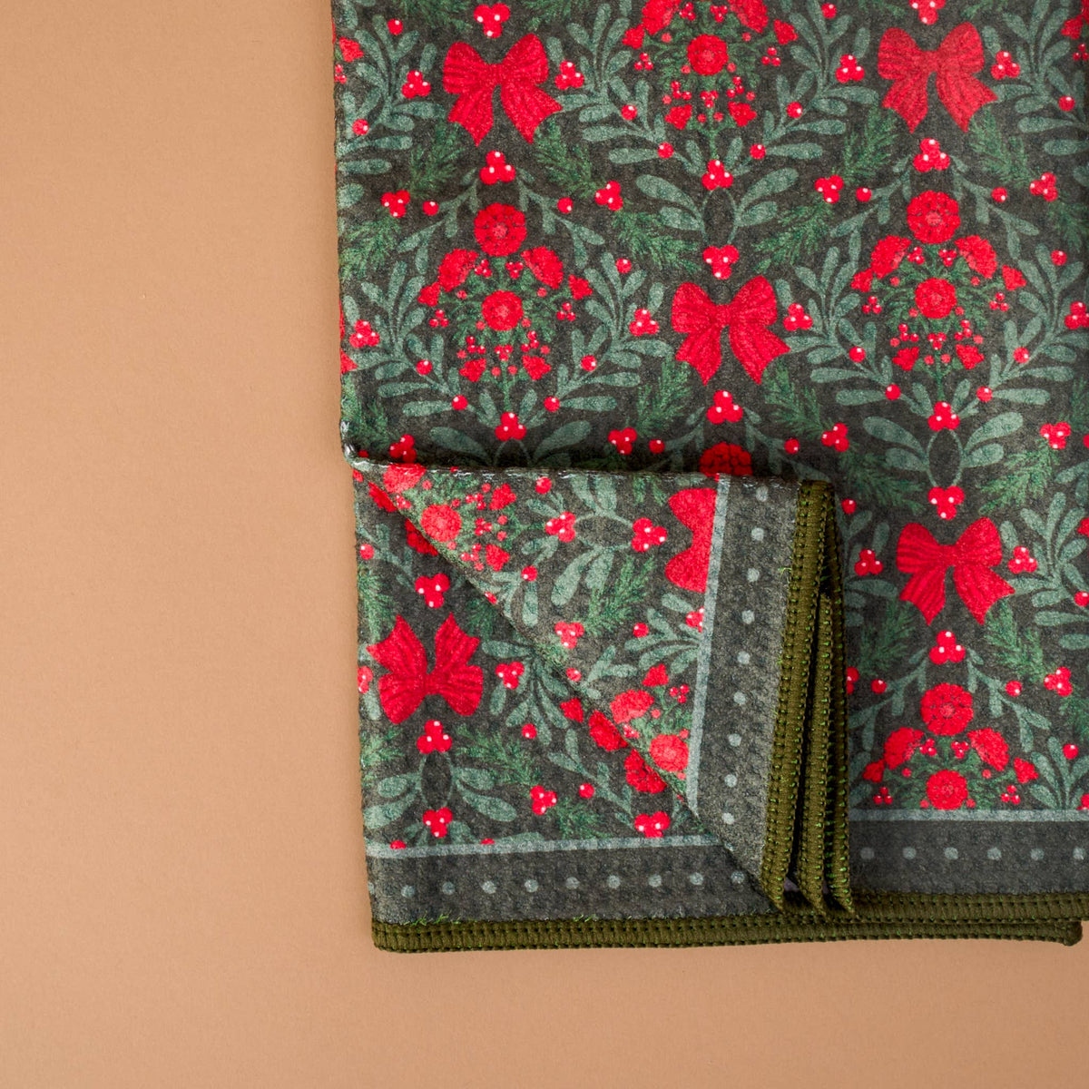 Waffle Tea Towel-A Merry Moment
