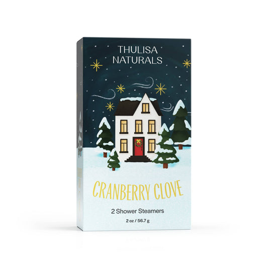 Cranberry Clove Shower Steamers — Holiday Spice Gift Set