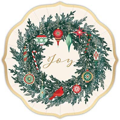 Dinner Plate Vintage Wreath