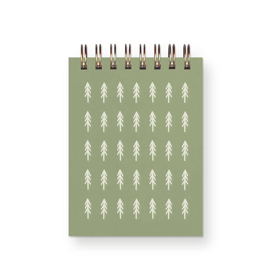 Treeline Mini Jotter Notebook: Aloe Cover