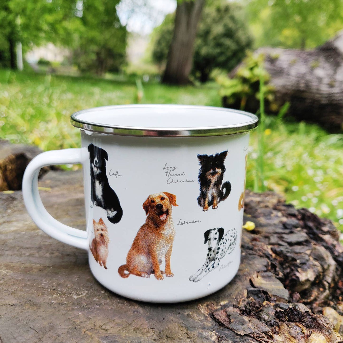 Dogs-Enamel Mug