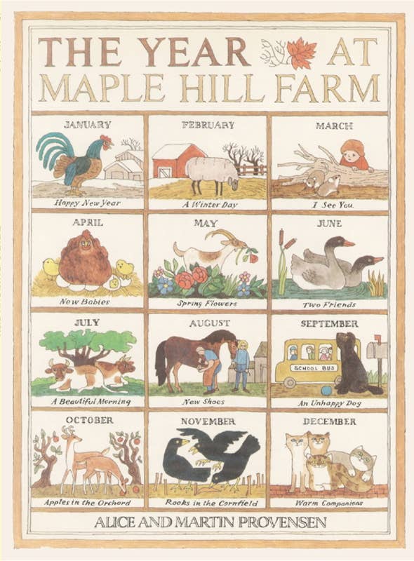 Year At Maple Hill Farm by Alice  Provensen