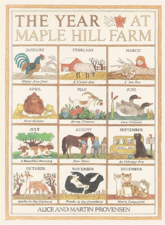 Year At Maple Hill Farm by Alice  Provensen