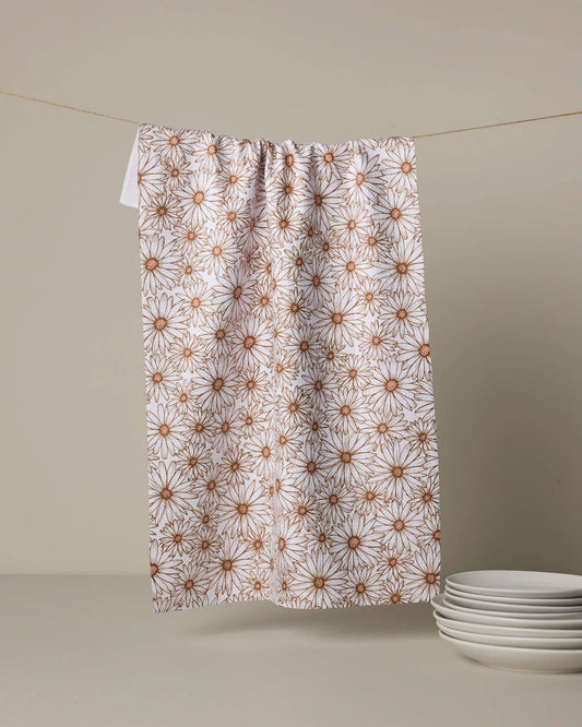 Daisy Trail Tea Towel