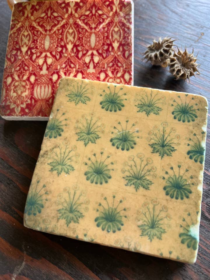 Rich Tapestry stone coasters