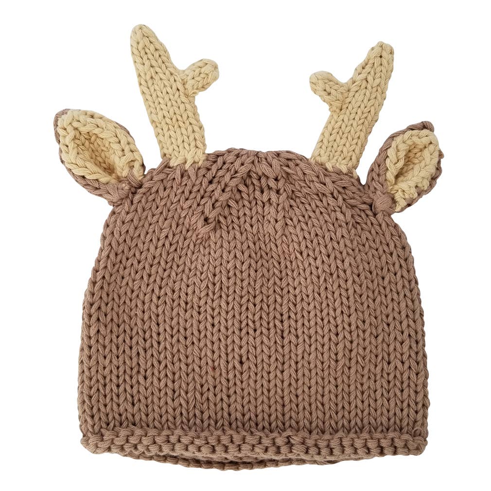 Newborn Baby Buck Beanie Hat