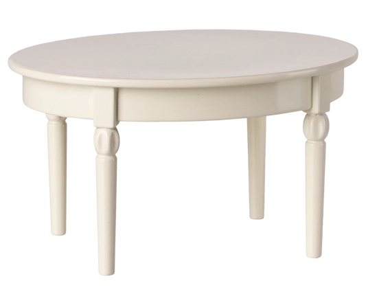 Vintage dining table, Mouse - Off white