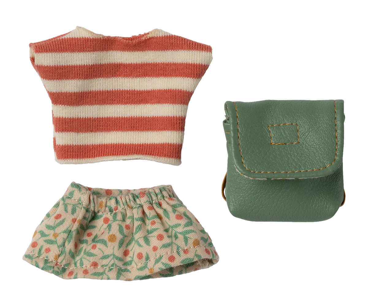 Clothes and bag, Big sister mouse -  Green
