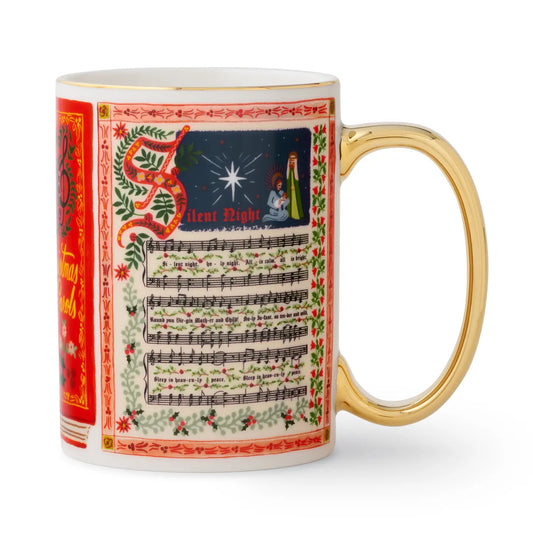 Christmas Carols Porcelain Mug