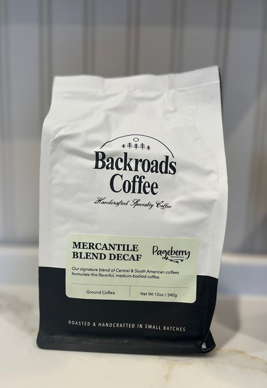 Decaf Mercantile Blend Coffee 12oz Whole Bean