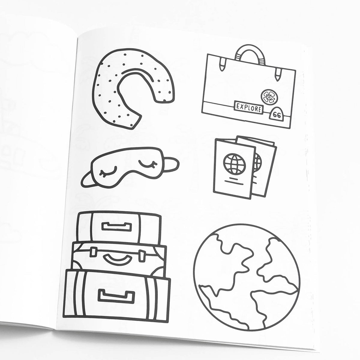 Adventure Lover Travel Coloring & Activity Book