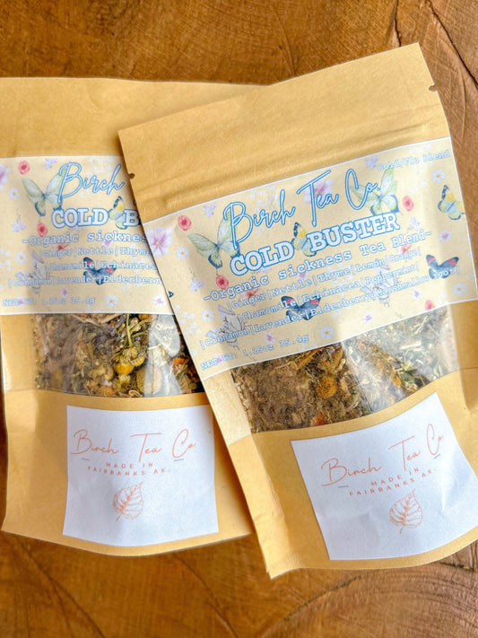 Cold Buster - Ginger - Elderberry loose leaf tea blend