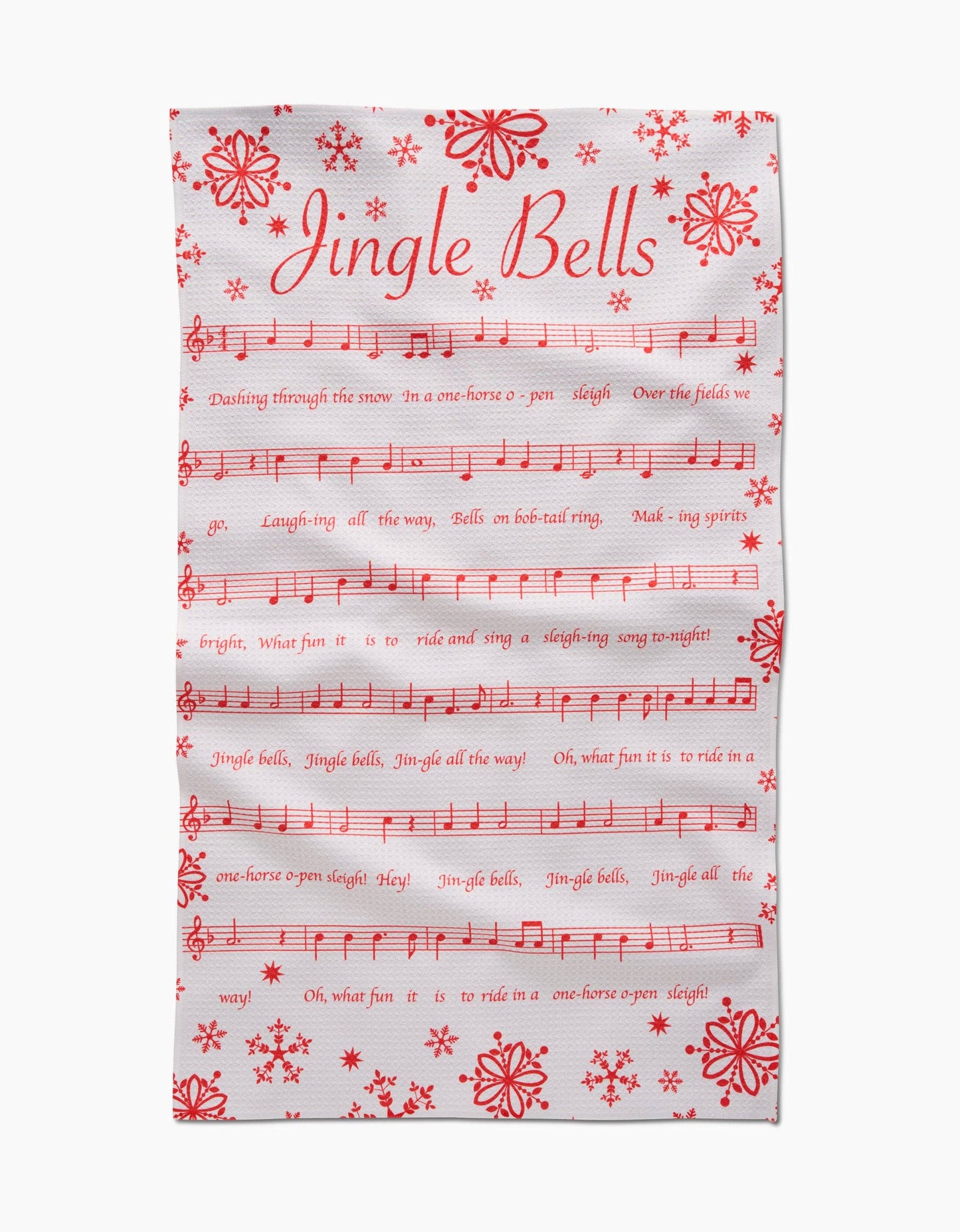 Frosty Notes Tea Towel