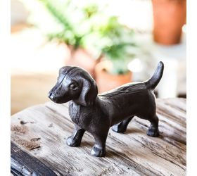 5" BROWN DACHSHUND DECOR