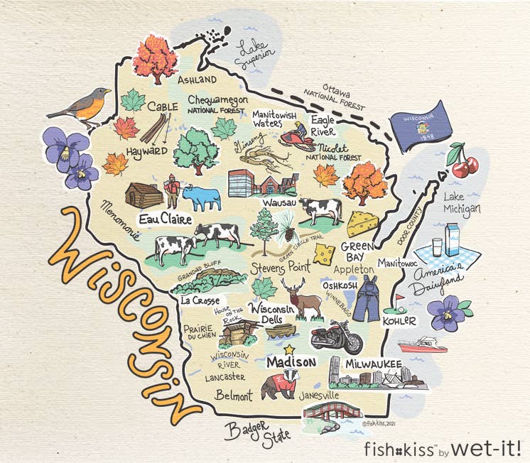 Fishkiss Wisconsin Swedish Cloth