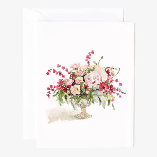 Pinks bouquet notecards