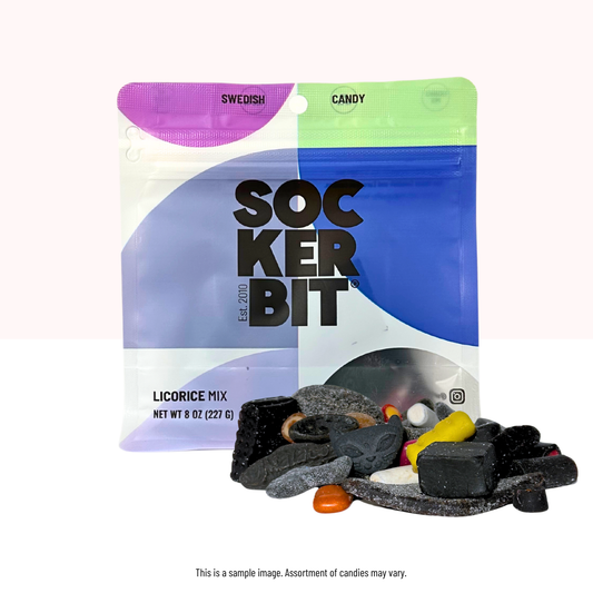 Licorice Mix Swedish Candy Bag 8oz