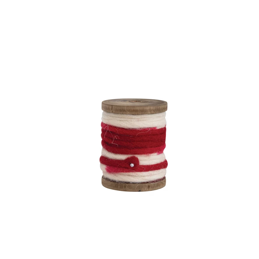 Acrylic & Wool Cord on Wood Spool