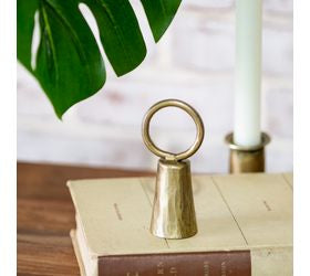 ANTIQUE BRASS CANDLE SNUFFER