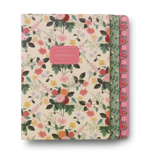 Assorted Set of Dahlia Notebooks
