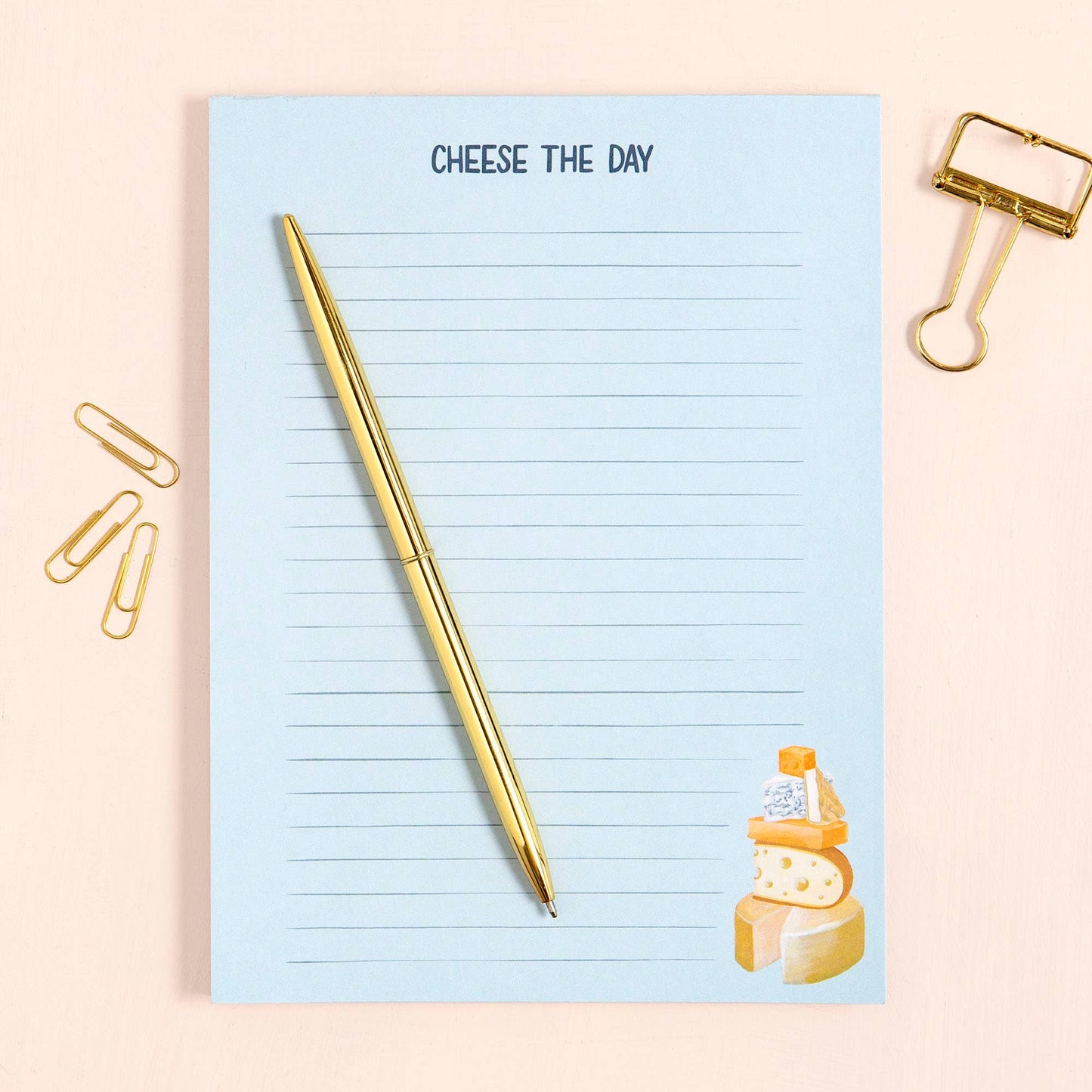 Cheese The Day Notepad