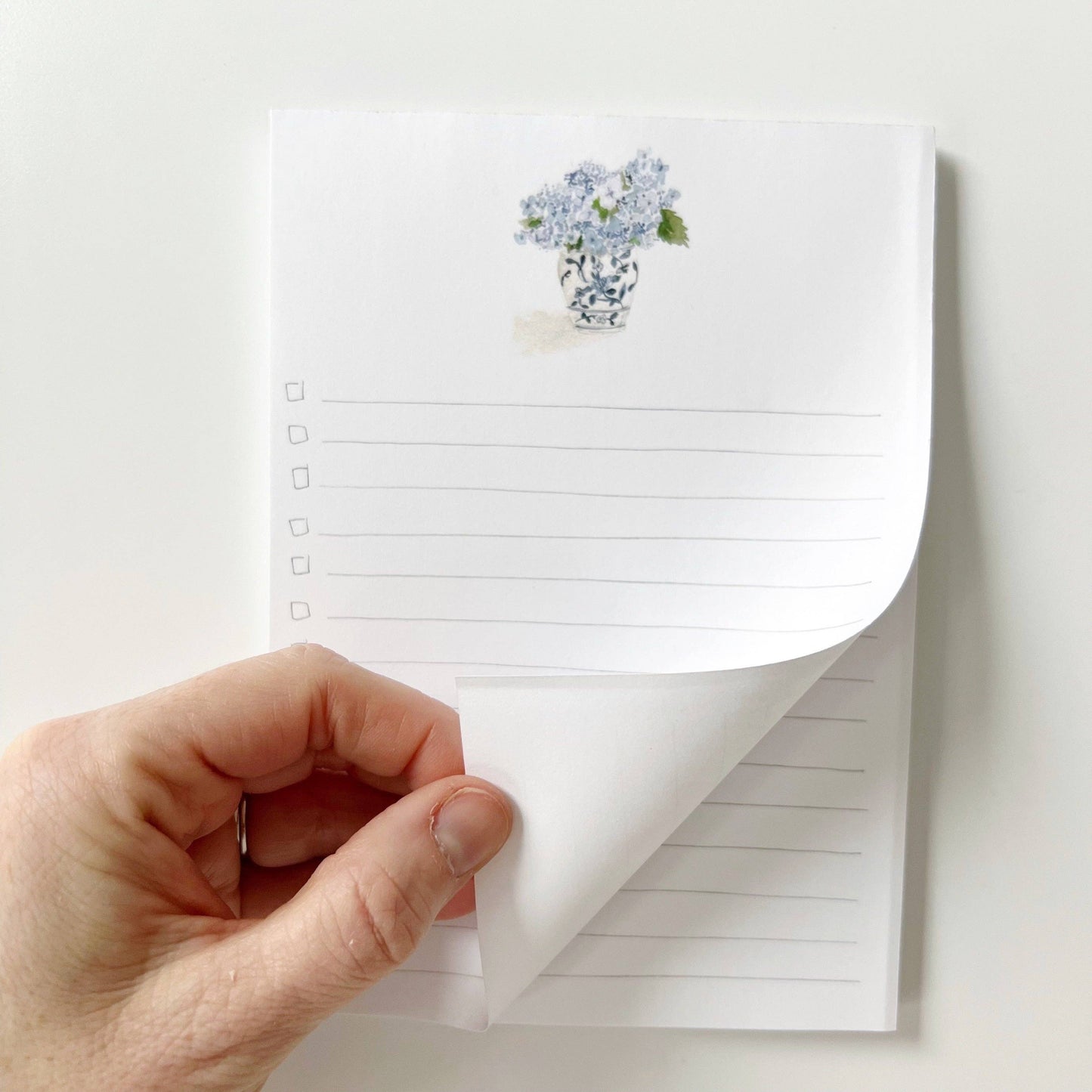 Hobnail bouquet Checklist notepad