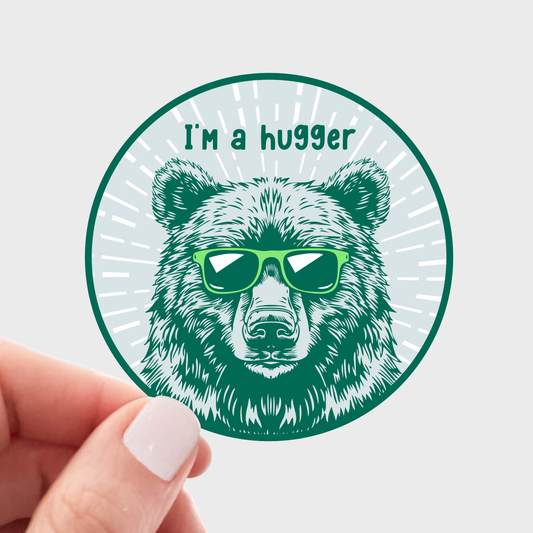 I'm a Hugger Sticker