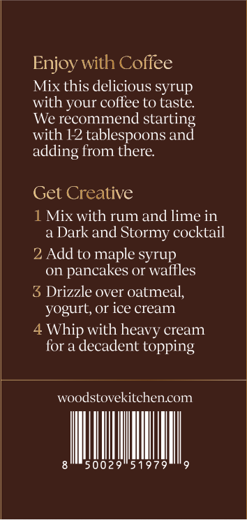 Gingerbread Coffee & Cocktail Syrup, 16 fl oz