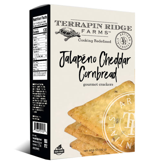 Jalapeno Corn Bread Crackers