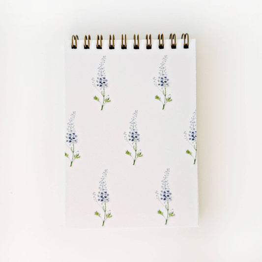 Mini jotter pad: Delphinium