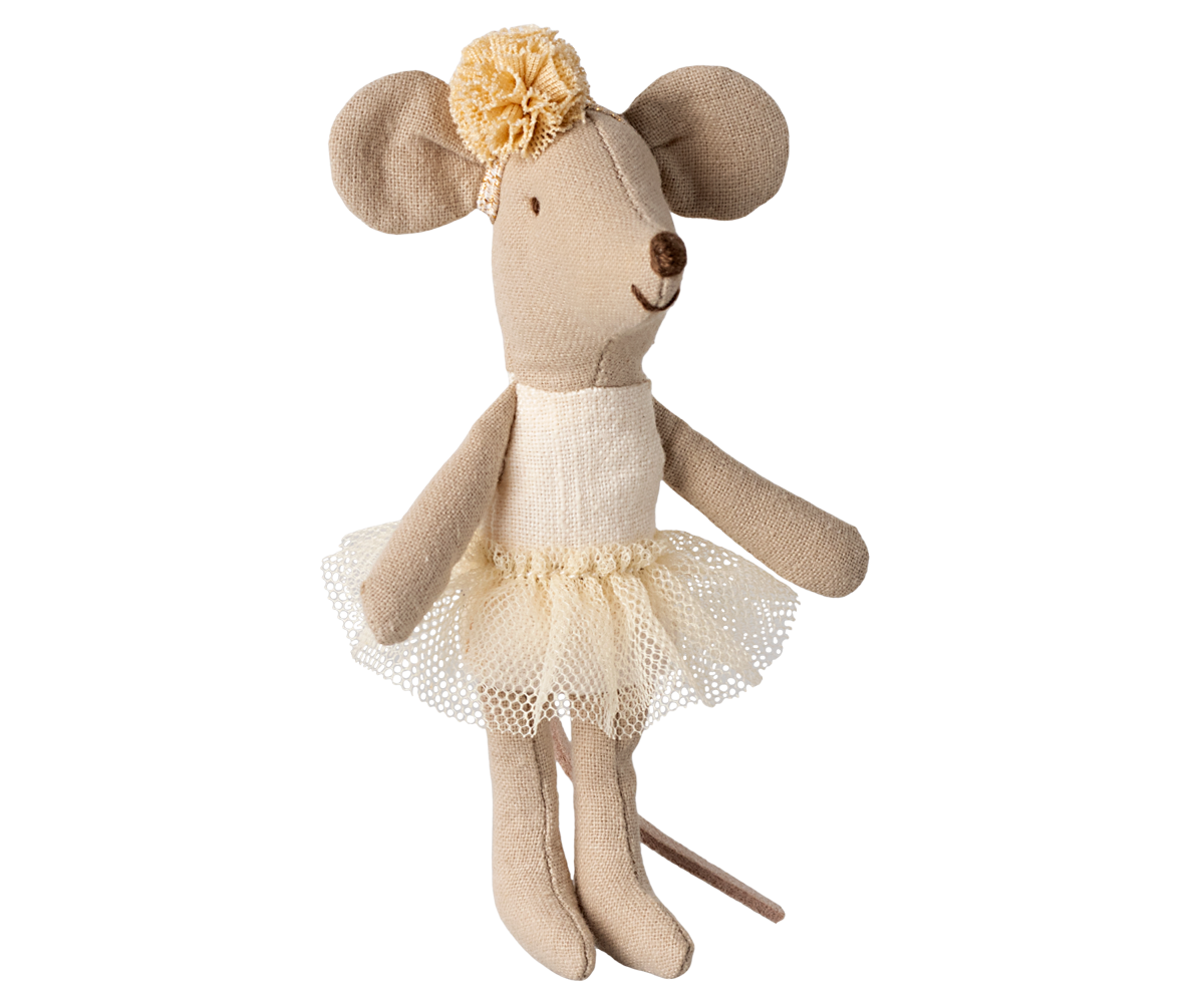 Ballerina Mouse, Little Sister- Off White