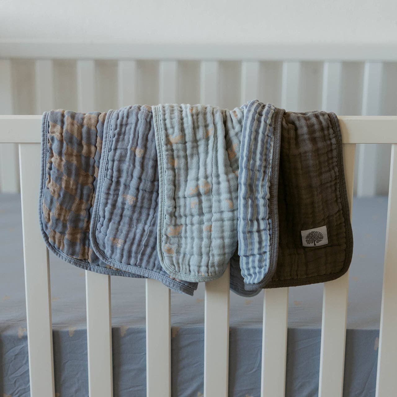 Cloud Muslin Burp Cloths