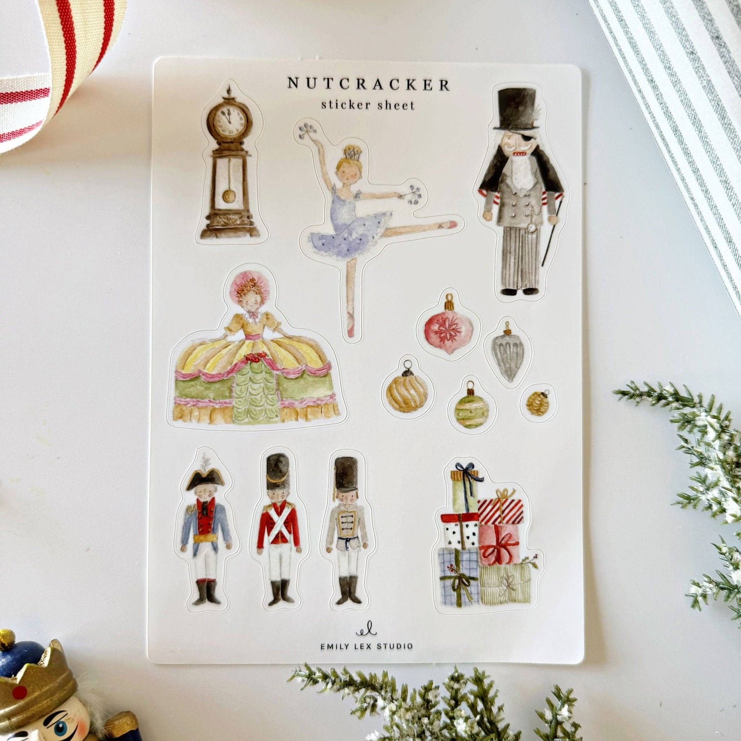 Nutcracker sticker sheets