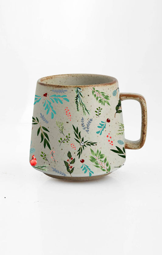 Festive Christmas Charm Stoneware Mug