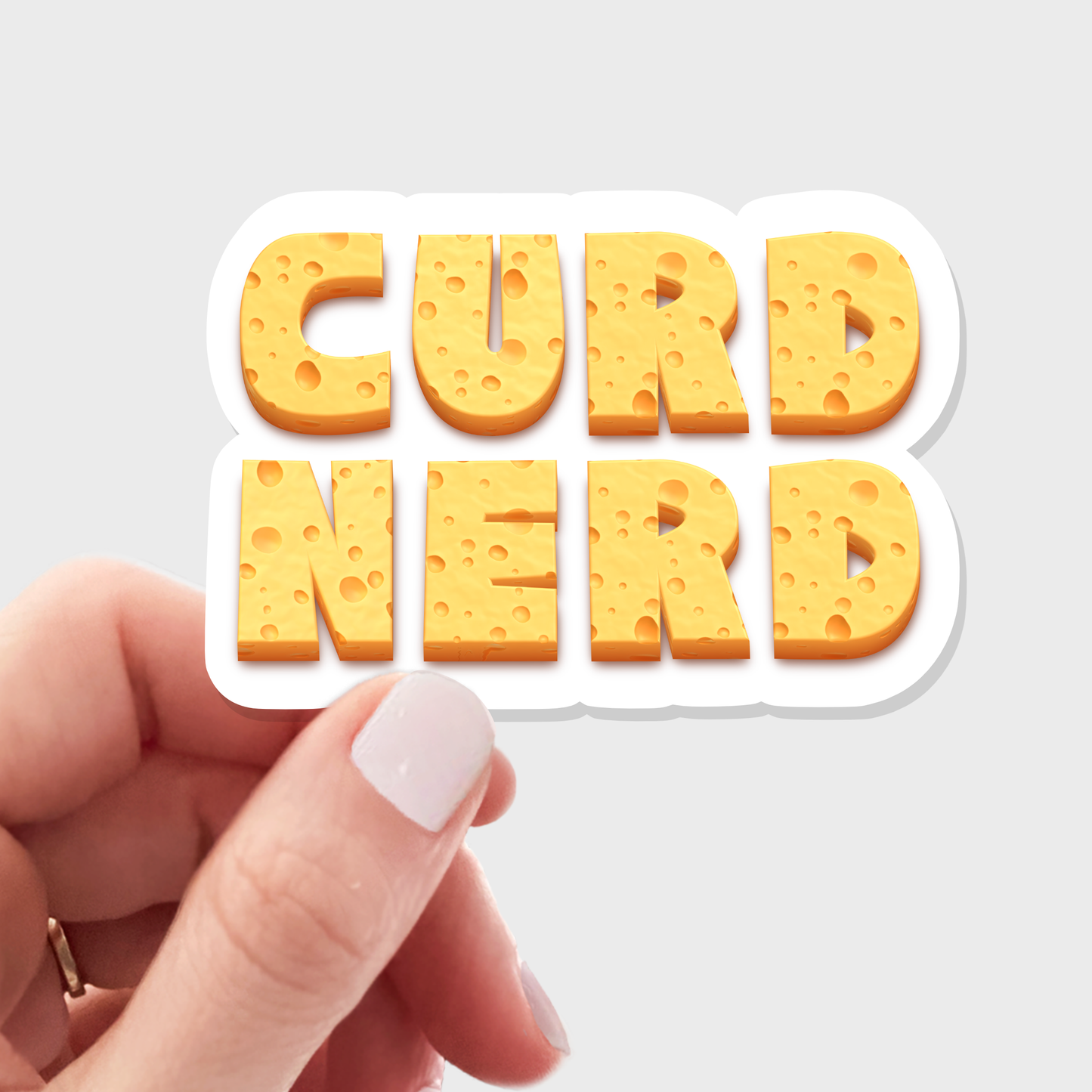 Curd Nerd Sticker