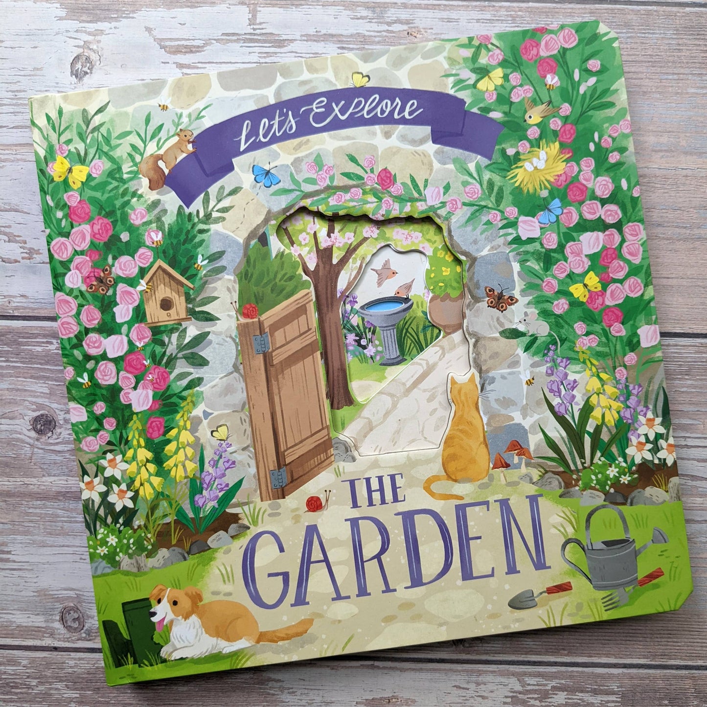 Garden-Nature Die Cut Book - Garden