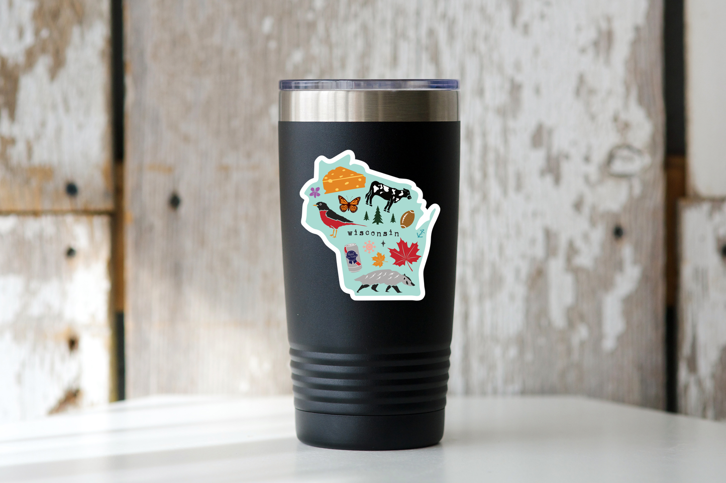 Wisconsin Icons Sticker