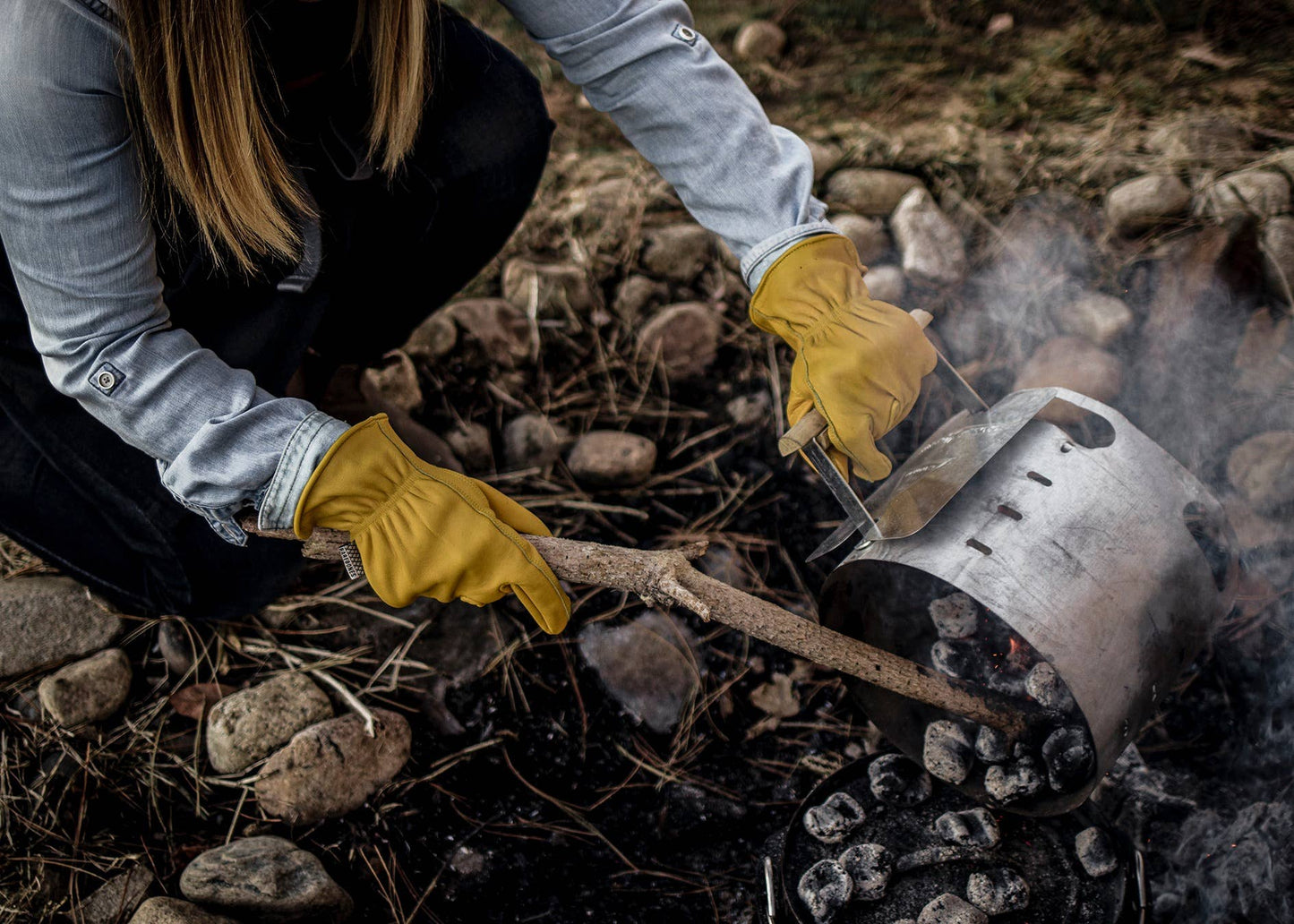 Classic Work Glove: Natural Yellow / L/XL