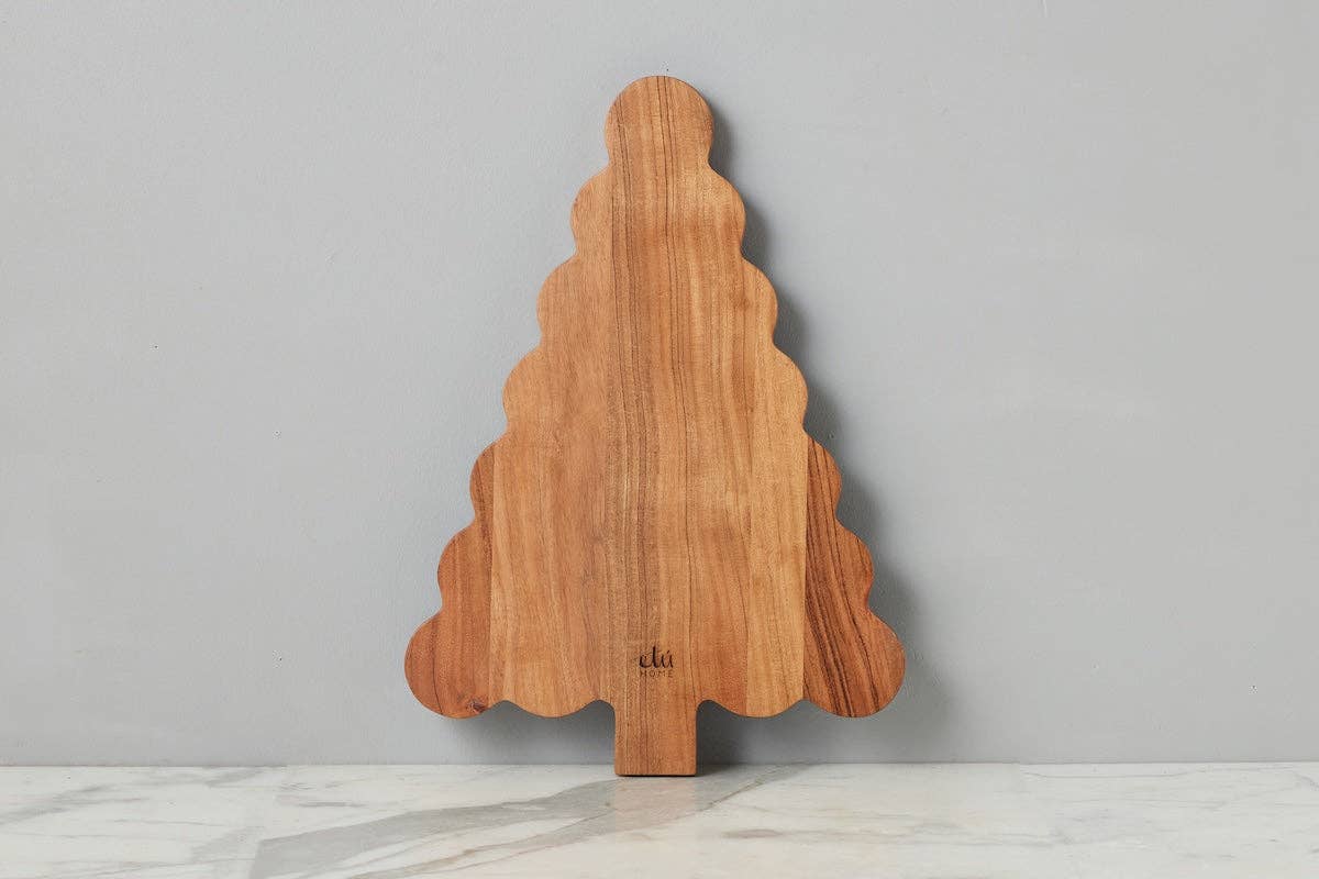 Scalloped Tree Cutting Board, Large